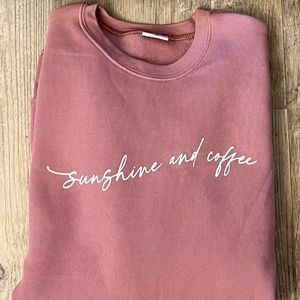 BRAND NEW! Oat Collective Sweatshirt SUNSHINE & COFFEE